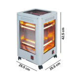 Portable Quartz Room Heater - صورة 3