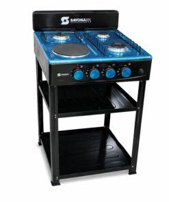 Alternative view of Gas Cooker with Storage Shelves