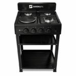 Gas Cooker with Storage Shelves - Image 3