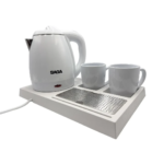 Electric Kettle with Cups & Tray - صورة 6