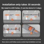 Horizontal Bar Household Indoor Pull-up Device Home Non-punching Door Single Rod Stretching Fitness Equipment - Image 7