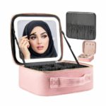Makeup Travel Case with LED Mirror