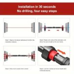 Doorway Pull-Up Bar - No-Drill Installation, Adjustable Width , Door-Mounted Strength - Image 9