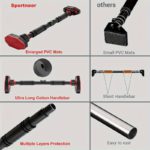 Doorway Pull-Up Bar - No-Drill Installation, Adjustable Width , Door-Mounted Strength - Image 5