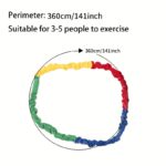 An ideal activity tool for groups, an elastic fitness band that - صورة 4