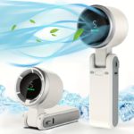 Portable Foldable Handheld Fan with USB Charging, Ultra-Quiet with 5 Adjustable Levels, Compact Design for Office Desks, Bedrooms, Dormitories, and Outdoor Travel - Image 5