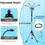 1pc Upgraded Portable Stand Misters for Outside Patio with Adjustable Riser Tube (up to 124.97cm),Upgraded metal connector, enhanced durability, No Electricity or Battery Needed, Very suitable for BBQ, Patio, Pool, and Water Activities - Image 4