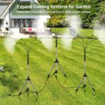 1pc Upgraded Portable Stand Misters for Outside Patio with Adjustable Riser Tube (up to 124.97cm),Upgraded metal connector, enhanced durability, No Electricity or Battery Needed, Very suitable for BBQ, Patio, Pool, and Water Activities - Image 8