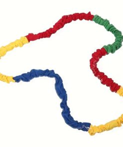 An ideal activity tool for groups, an elastic fitness band that