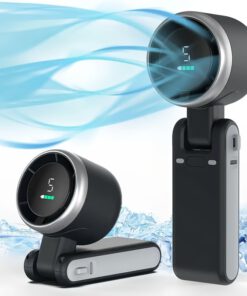 Alternative view of Portable Foldable Handheld Fan with USB Charging, Ultra-Quie