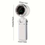 Portable Foldable Handheld Fan with USB Charging, Ultra-Quiet with 5 Adjustable Levels, Compact Design for Office Desks, Bedrooms, Dormitories, and Outdoor Travel - Image 6