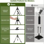 1pc Upgraded Portable Stand Misters for Outside Patio with Adjustable Riser Tube (up to 124.97cm),Upgraded metal connector, enhanced durability, No Electricity or Battery Needed, Very suitable for BBQ, Patio, Pool, and Water Activities - Image 6