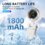 Portable Foldable Handheld Fan with USB Charging, Ultra-Quiet with 5 Adjustable Levels, Compact Design for Office Desks, Bedrooms, Dormitories, and Outdoor Travel - Image 4