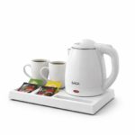 Electric Kettle with Cups & Tray