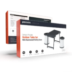 Camping Foldable Desk and LED Stool Set - Image 8