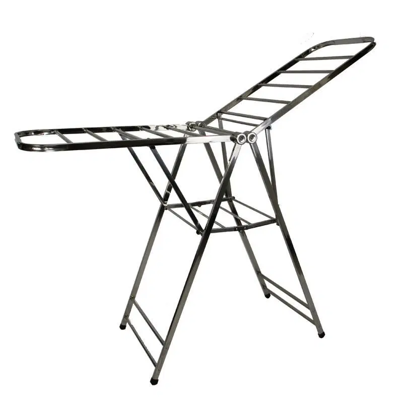 image (3) Stainless Steel Foldable Clothes Drying Rack - Image 1