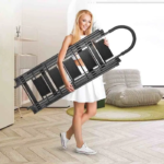 5-Step Aluminum Ladder with Drying Rack - Image 3