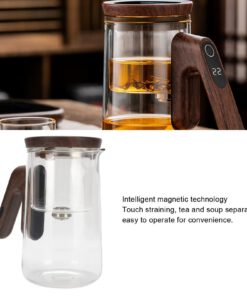 Alternative view of Smart Magnetic Glass Teapot with Timer