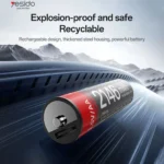 Rechargeable AA Lithium 1.5V Batteries - Image 2