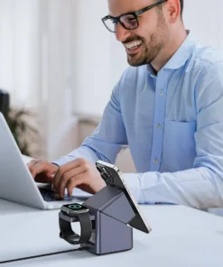 Alternative view of 4-in-1 15W Magnetic Wireless Charger Stand