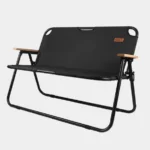 Folding Camping Bench Chair – Black