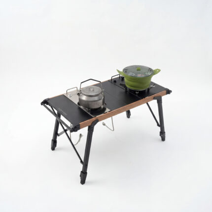 Dual Stove Camping Cooking Table