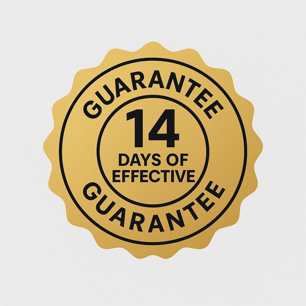 14 Days of Effective Guarantee
